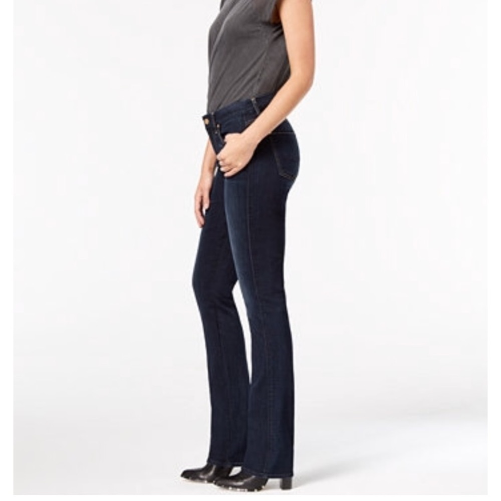 7FAM Kimmie Straight Leg Dark Wash Jeans